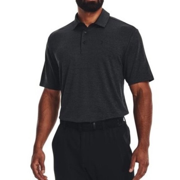 Under Armour Other - Under Armour Men's Playoff 3.0 Golf Polo Black/Gray Size Medium Short Sleeve